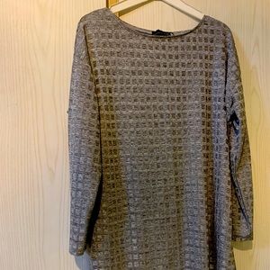 Zara high Low knit top